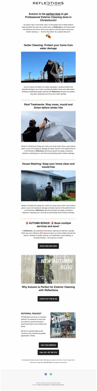 Exterior cleaning services, Christchurch