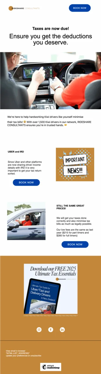 Rideshare Tax Consultants